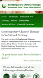 Mobile Screenshot of contemporarychinesetherapy.com